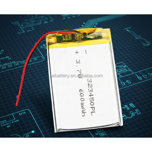 SUN EASE Nhà Máy Sản Xuất Có Thể Sạc Lại 2.22wh <span class=keywords><strong>600Mah</strong></span> 323450 Pin 3.7V Lipo Cho Trang Chủ Ứng Dụng 1S <span class=keywords><strong>600Mah</strong></span> - Product Image 4