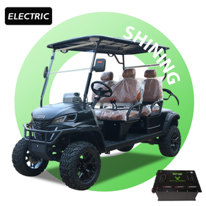 รถกอล์ฟ Shininglsv 48V รุ่น Street 4 ที่นั่ง โครงเหล็ก แบตเตอรี่ลิเธียม 48v 200ah สำหรับรถกอล์ฟ - Product Image 5