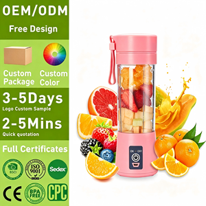 Frullatore Elettrico Portatile da 380ML per Sport all'Aperto, per Smoothie e Frappè, Vendita Calda - Product Image 1