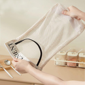 Large Capacity Wall-mounted Plastic <b>Kitchen</b> Garbage Bag Storage Artifact with <b>Net</b> Medical Kit Set - Product Image 3