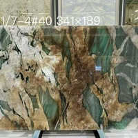 Dalles de quartzite vert Patagonia Cristallo Fuchsite polies de 20 mm pour murs rétroéclairés et comptoirs