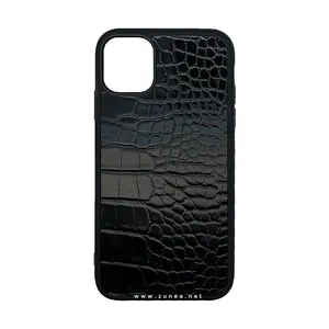 สำหรับ iPhone 11 CUSTOM Croco รูปแบบ PU หนังกลับปกกรณี