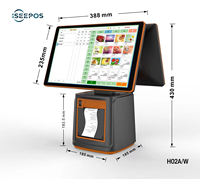 H02 Windows/GMS Google Store Android 15,6 pouces Écran tactile Terminal de point de vente autonome pour la commande en libre-service dans les restaurants – Caisse enregistreuse