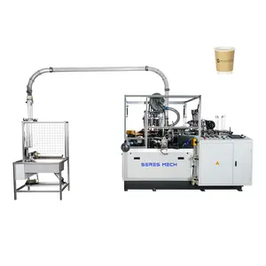Конкурентоспособная цена и привлекательная полностью автоматическая машина для изготовления бумажных стаканчиков