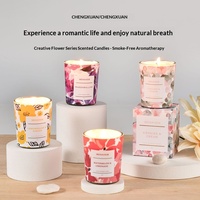 Bougies parfumées artisanales en gros, sans fumée, en cire de soja, lampes à beurre, huiles essentielles pour la maison, cadeaux de Saint-Valentin haut de gamme