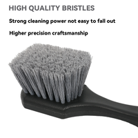 Brosse de lavage de voiture durable, nouvelle, en vente chaude, poils de qualité supérieure, trou de suspension, brosse pour jantes, brosse de nettoyage de voiture multifonctionnelle pour tapis, pneus