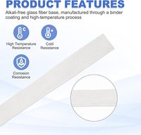 550 ℃   Funda de Fibra de Vidrio Resistente a Altas Temperaturas, Conducto de Cable Ignífugo