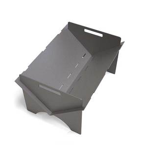 Camino a legna autoportante con griglia da giardino in acciaio Corten personalizzato - Product Image 6