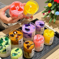 Eiskaffee-Aromatherapie-Kerze - Mehrschichtige Getränkeförmige Duftkerze für Heimdekoration & Geschenk - Verkaufsschlager auf dem Markt