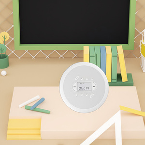 Reproductor de CD Portátil Redondo en Oferta, Inalámbrico con Bluetooth 5.0, Pantalla LCD, Recargable, Reproductor de Audio USB para el Hogar y Aprendizaje de Idiomas - Product Image 6