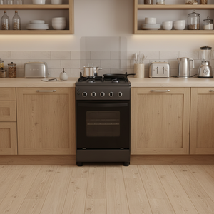 20 Inch Electric/Gas Auto Ignition 4 Burners Cast Iron <strong>Pan</strong> Support Double Glass <strong>Oven</strong> Door Stainless Steel Worktop Household - Product Image 5