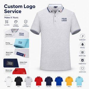 Polo Personalizado Anti-Pilling de Cupro Unisex con Cuello con Ribete para Hombre y Mujer, Uniforme de Trabajo para Camareros, Uniforme de Restaurante, Polo Transpirable - Product Image 2