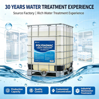 Coagulant liquide PolyDADMAC pour la déshydratation des boues, remplace le coagulant inorganique, fournisseur chinois