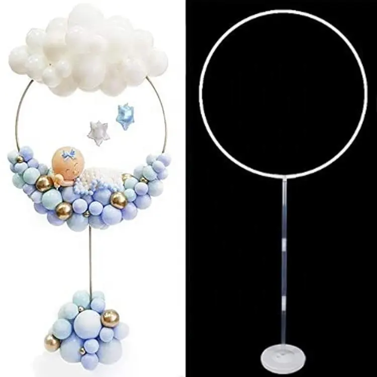 Stand Round Balloon Arch kit Decoration for Baby Shower Birthday Party Wedding Decoration