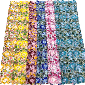 Tela de Encaje Soluble en Agua para Vestidos de Novia, con Cristales, <span class=keywords><strong>Guipur</strong></span>, Cordón, Alta Densidad de Cristales, Encaje Africano - Product Image 4