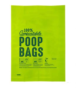 Disposable Eco Friendly Biodegradable <b>Compostable</b> Dog Poop <b>Bags</b> Custom Printed 100% Leak Proof Plastic - Product Image 3