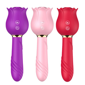 twin rose thrusting g spot vibrator Twin Rose Thrusting G Spot Vibrator main image 0
