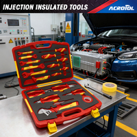 Ensemble d'outils d'électricien isolés VDE 1000V professionnels 19 pièces CR-V IEC 60900 Outils manuels de maintenance électrique OEM