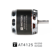 Moteur à axe long T-MOTOR AT4125 pour aile fixe, KV250 KV540, poussée 7kg, 2200W, 12S 6S, pour UAV VTOL 5-10kg, avion 3D