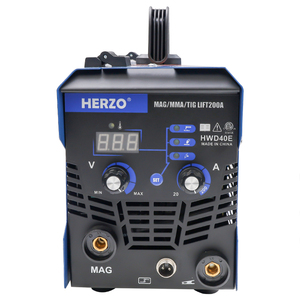 Machine à <span class=keywords><strong>souder</strong></span> HERZO 65V Mig Mma, portable, 8,2 kW, sans fil, électrique, manuelle, professionnelle - Product Image 2