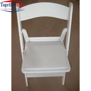 Chaises pliantes modernes en plastique, portables et faciles à transporter, idéales pour les mariages et les fêtes en extérieur – Vente en gros - Product Image 4