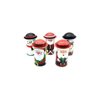 Custom Santa Claus Round <b>Tin</b> Boxes Metal Storage Box <b>for</b> Candy <b>Biscuit</b> Cookie Chocolate Sugar-Aseptic <b>Christmas</b> Gifts - Product Image 2