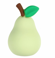 Door China gemaakte, grensoverschrijdende, geurloze siliconenhars kralen in avocado-vorm met rechte opening, losse kralen voor DIY sieraden