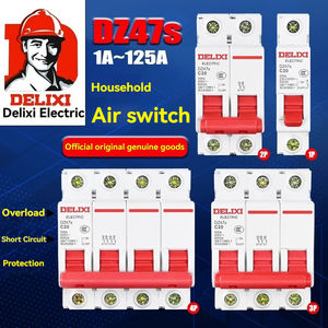 Мини-выключатель <span class=keywords><strong>DELIXI</strong></span> DZ47sz серии 1-63A DC PA66 материал миниатюрный MCB 1P 2P 3P 250V/500V Защита - Product Image 3