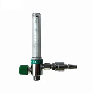 Brass Medical oxygen flow meter 0-15LPM, British adapter