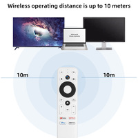 Compatible avec la télécommande Onn Android TV box Tong Yong avec fonction vocale