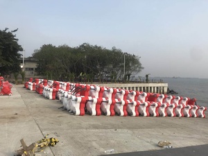 Precio de fábrica, protección contra olas de inundación, comedor, rompeolas de plástico, HDPE, muelle marino, bloque de olas - Product Image 5