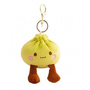 Nuevo Diseño de Calidad, Lindo Peluche Colgante de Dumpling de Tianjin, Juguete Sensorial Blandito, Muñeco Divertido con Forma de Bolsa de Sopa, Colgante de Llavero - Product Image 6