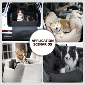 OEM ODM Factory Custom Travel Outdoor <strong>Dog</strong> cat <strong>Pet</strong> Car Cotton Seat <strong>Dog</strong> Car Bag Seat Waterproof Washable Cover - Product Image 3
