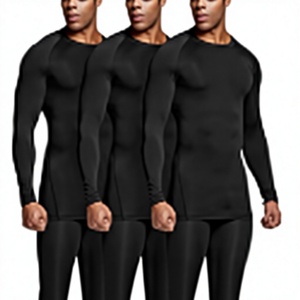 Maillot de bain anti-UV personnalisé pour homme à manches longues, avec logo imprimé, marque privée, haute qualité, écologique, 100 % polyester - Product Image 1