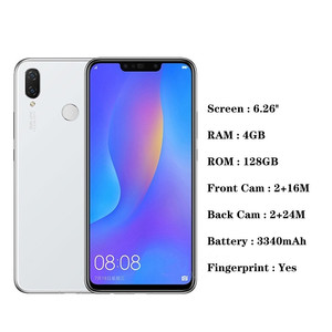 โทรศัพท์มือถือสมาร์ทโฟน nova <span class=keywords><strong>3i</strong></span> 4 + 128GB 4G LTE Global ROM telfono - Product Image 3