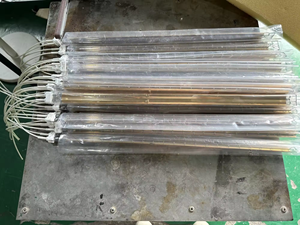 Séchage Séchage Électrique IR Chauffage <span class=keywords><strong>Radiateur</strong></span> Double Tube Voiture Peinture Sèche Bouteille Soufflant Or Réflecteur IR <span class=keywords><strong>Radiateur</strong></span> élément élément - Product Image 6