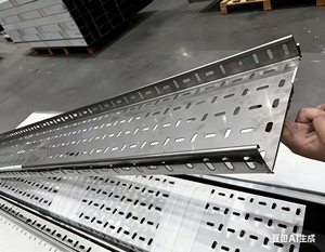 <span class=keywords><strong>Bac</strong></span> à câbles ventilé et perforé SDXL avec surface pré-galvanisée, capacité de 16 pièces, charge de 200 kg pour les projets d'infrastructure moderne - Product Image 4