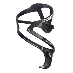 TOSEEK Portaborraccia <span class=keywords><strong>Bici</strong></span> in Fibra di Carbonio 3K Grigio/Bianco, Supporto Borraccia <span class=keywords><strong>Bici</strong></span> in Carbonio Pieno, Componenti <span class=keywords><strong>Bici</strong></span> - Product Image 1