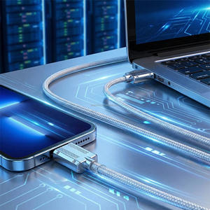 Kabel USB a ke L Grosir 2M 3M 2.0 5V2A Tipe C Kabel Pengisian Cepat USB C 480Mbps Kabel Data untuk iPhone - Product Image 3