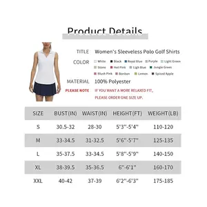 Custom Color Logo Pattern V-neck Slim Fit Female Tennis Wear UPF50+ Tennis Clothes Polo Women Tennis Jersey