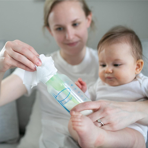 Vente en gros de lingettes pour bébé en bambou biodégradables en <span class=keywords><strong>coton</strong></span> doux et emballables OEM lingettes parfumées pour tire-lait et sucette - Product Image 4