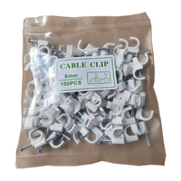 Clips de câblage de haute qualité, clips de fixation de fil de boucle et Clip de câble 8mm