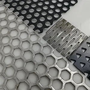 3mm Thickness Perforated Aluminum Metal Sheet Straight Laser Cut Perforated Metal Sheet For Speaker Grill