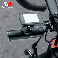 WEST BIKING Support de caméra d'ordinateur de vélo Support de guidon de vélo VTT Support de vélo de route pour Garmin Bryton Wahoo Igpsport Xoss