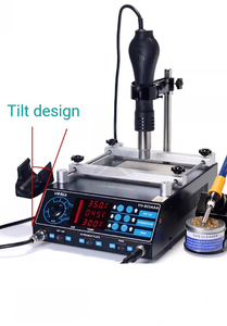 Estación <span class=keywords><strong>de</strong></span> Precalentamiento Digital con <span class=keywords><strong>Pistola</strong></span> <span class=keywords><strong>de</strong></span> Aire Caliente <span class=keywords><strong>para</strong></span> Soldadura <span class=keywords><strong>de</strong></span> <span class=keywords><strong>Componentes</strong></span> Electrónicos - Product Image 4