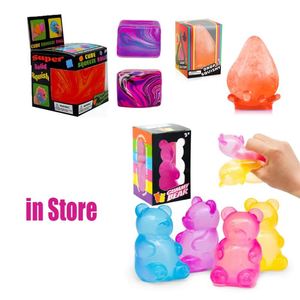 Hot Selling Needoh Diamond Square Squeeze Toy Pinch Ice Cube DropSugar Squishy Fidget TPR Maltose - Product Image 1