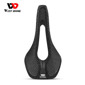 WEST BIKING-sillín de bicicleta de fibra de carbono con estampado 3D, resistente al agua, duradero, amortiguador - Product Image 2