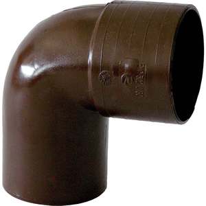 อุปกรณ์พลาสติกพีวีซี BROWN-UPVC เข้มแบบโค้ง87 °-30นิ้วเทคนิคการหล่อด้วยมือ Ø 80พร้อมกล่องบรรจุภัณฑ์สำหรับท่อ10มม. 12มม. 14มม. 30มม. - Product Image 1