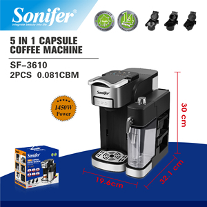Machine à <span class=keywords><strong>café</strong></span> commerciale Sonifer SF-3610 5 en 1 20 bars pour <span class=keywords><strong>Nespresso</strong></span> Dolce Gusto <span class=keywords><strong>Café</strong></span> moulu Écran tactile - Product Image 2