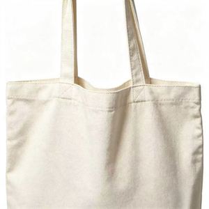 Durable Eco Friendly Medium Canvas Shopping <b>Tote</b> <b>Bag</b> <b>With</b> <b>Shoulder</b> <b>Strap</b> Wholesale Custom Logo Letter Pattern Size Color - Product Image 2